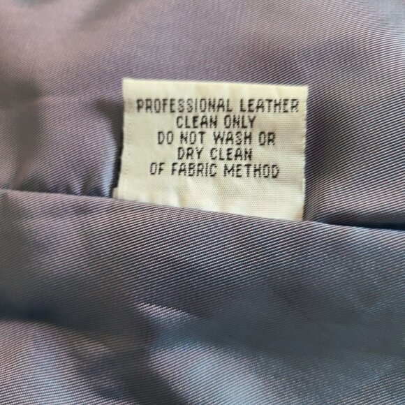 Sally & John New York Womens Leather Trench Coat Jacket Size L Super Soft - Picture 13 of 15